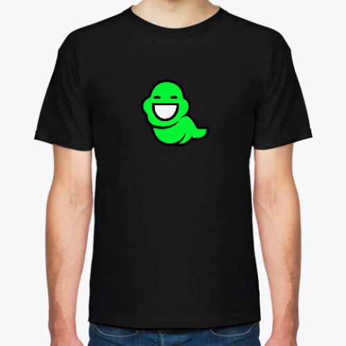 Футболка с принтом Знак зеленой слизи