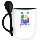 Кружка с ложкой