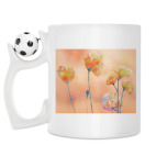 Кружка с футбольным мячиком