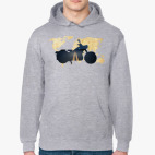 Толстовка худи Мотопейзаж