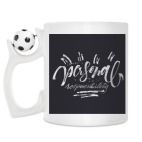 Кружка с футбольным мячиком