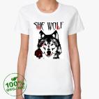 Женская футболка органик