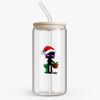 Банка с бамбуковой крышкой