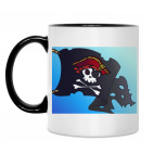 Кружка двухцветная