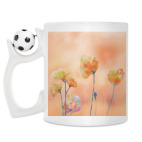 Кружка с футбольным мячиком