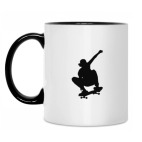 Кружка двухцветная