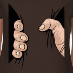 Рука сжимает тело