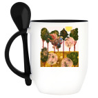 Кружка с ложкой