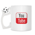 Кружка с футбольным мячиком