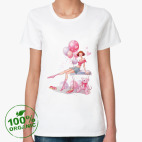 Женская футболка органик