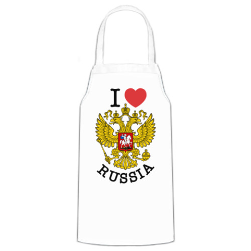 Фартук I LOVE RUSSIA
