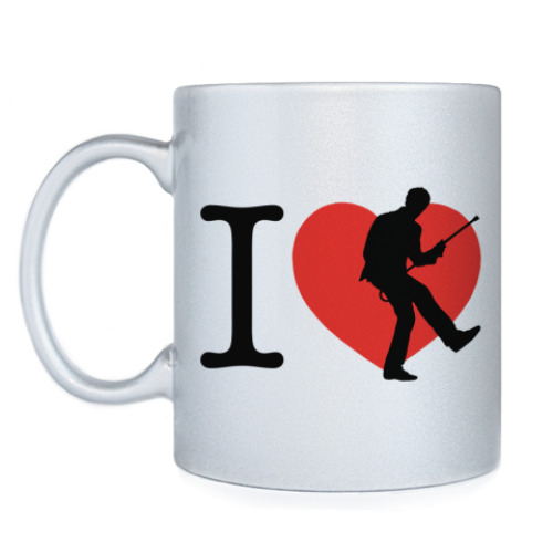 Кружка с принтом I Love House