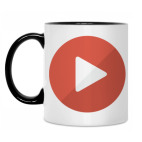 Кружка двухцветная