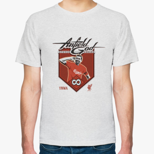 Футболка с принтом Liverpool. Steven Gerrard