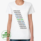 Женская футболка органик