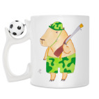 Кружка с футбольным мячиком