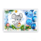 Новогодняя открытка с мышкой