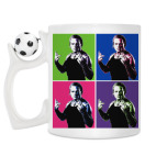 Кружка с футбольным мячиком