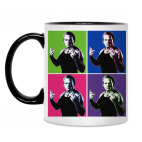 Кружка двухцветная