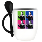 Кружка с ложкой