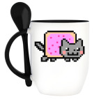 Кружка с ложкой