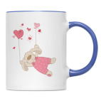 Двухцветная кружка Be my Valentine