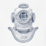 Море винтаж акваланг