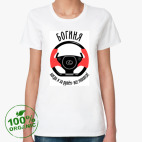 Женская футболка органик