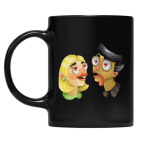 Кружка цветная UV-DTF