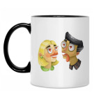 Кружка двухцветная