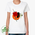 Женская футболка органик