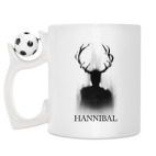 Кружка с футбольным мячиком