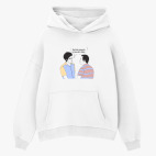 Толстовка худи оверсайз