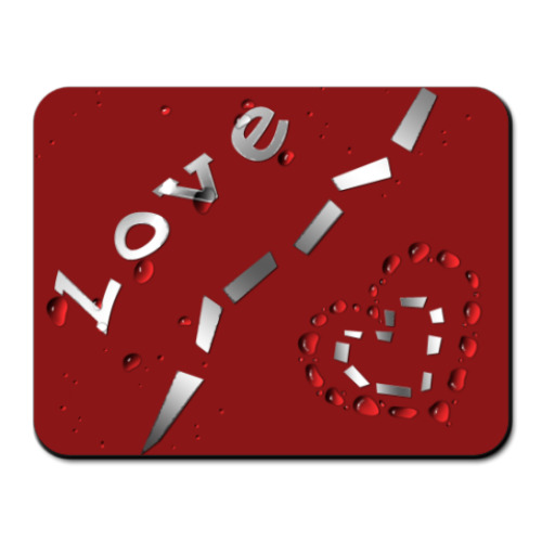 Коврик для мыши Love