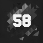 Цифра 58 (Low Poly)