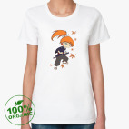 Женская футболка органик