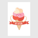 Ироничный мороженка говорит тебе : Hi, Bitch!