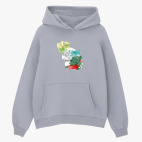 Толстовка худи оверсайз