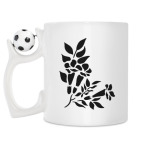 Кружка с футбольным мячиком