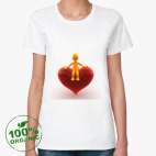 Женская футболка органик