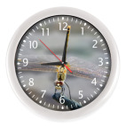 Настенные часы (с цифрами) Стрекоза