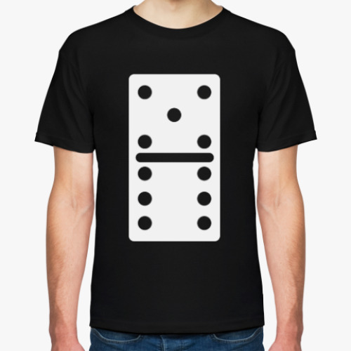 Футболка с принтом Domino