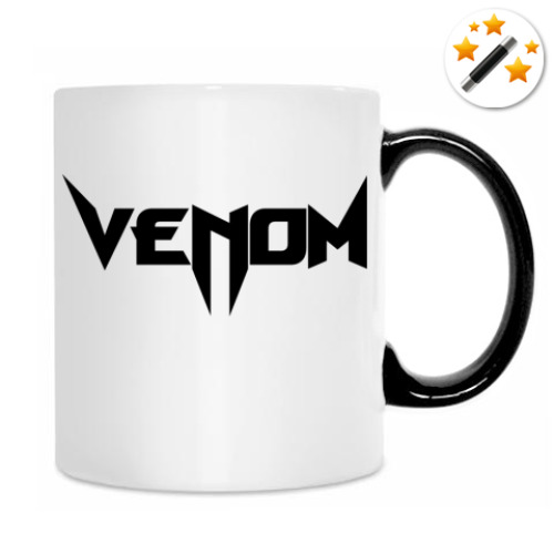 Кружка-хамелеон с принтом  Venom