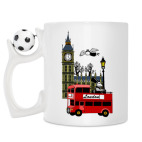 Кружка с футбольным мячиком