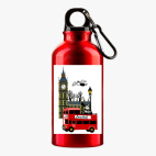 Металлическая бутылка 400 мл UV-DTF