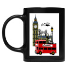 Кружка цветная UV-DTF