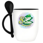 Кружка с ложкой