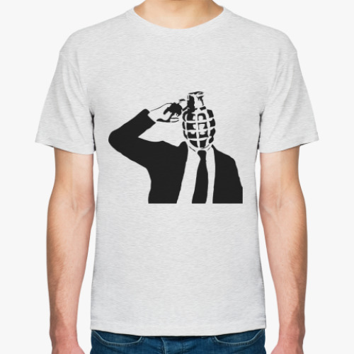 Футболка с принтом Голова граната