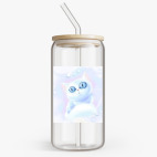 Банка с бамбуковой крышкой