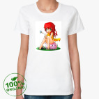 Женская футболка органик